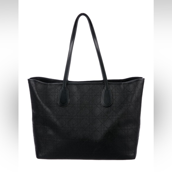 Christian Dior Medium Cannage Panarea Tote Black - Picture 3 of 12